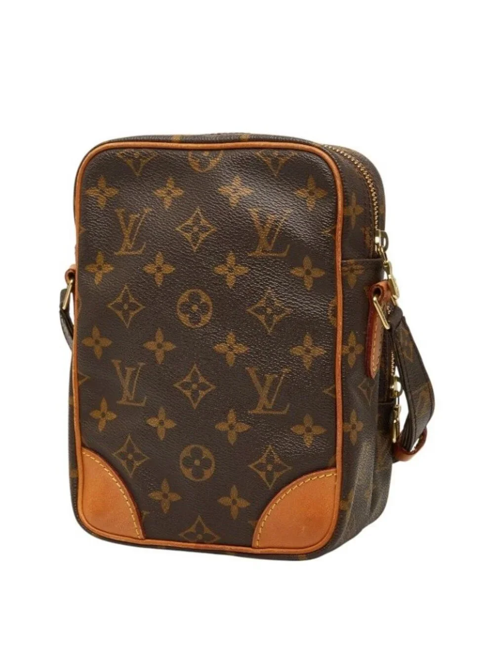 Louis Vuitton Monogram Amazon Crossbody Shoulder Bag Brown Leather - Picture 2 of 10